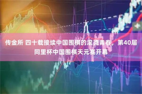 传金所 四十载接续中国围棋的滚烫青春，第40届同里杯中国围棋天元赛开幕